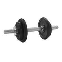 BELTOR PF LINE HANTLA ŻELIWNA - CAST IRON DUMBBELL CZARNA-BLACK 10kg / 28mm P0071