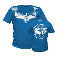 BELTOR BW T-SHIRT "OCTAGON" niebieski/blue     S   B0548 *