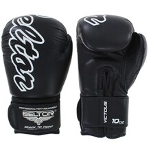 BELTOR RĘKAWICE BOKSERSKIE / BOXING GLOVES "VICTOUS"   12oz - czarny/black B0844