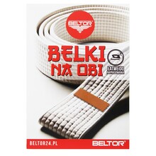 BELTOR BELKA PAGON NA PAS DO KIMONA "KYU OBI" pomarańczowy - orange 10x35mm  B2633