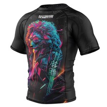Short Sleeve Rashguard Cyber Animals