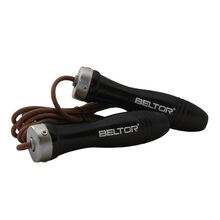 BELTOR SKAKANKA ŁOŻYSKOWANA RZEMYK DREWNIANA RĄCZKA / BEARING WOODEN HANDLE LEATHER JUMP ROPE 275cm B0001