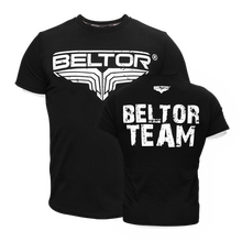 BELTOR BW T-SHIRT SLIM "BELTOR TEAM"  czarny/black    M   B0622 *