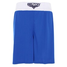 BELTOR BW SPODENKI BOKSERSKIE TRENINGOWE / BOXING SHORTS "PUNCHER" SUBLIMACJA  niebieski/biały - blue/white   M  B2755 *