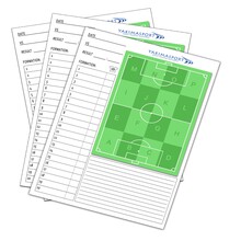 Blok trenera, zeszyt, notatnik trenera dnia meczowego