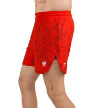 Lekkie spodenki MMA Polska 3.0 (Czerwone)