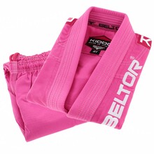 BELTOR BJJ GI / KIMONO KIDDO - JUNIOR / DLA DZIECI pink - różowy M1 B1348