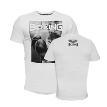 BELTOR BW T-SHIRT SLIM "BOXING 01"  biały/white   XL  B0604 *