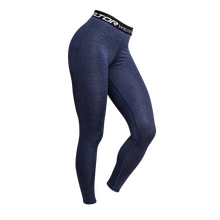 BELTOR BW LEGGINSY DAMSKIE / LADIES LEGGINGS "COSYONE" M granatowy/navy blue B0956 *
