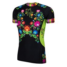 Short Sleeve Rashguard Damski Folk