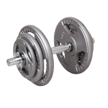 BELTOR PF LINE HANTLA ŻELIWNA - CAST IRON DUMBBELL SZARA-HAMMERTONE 20kg / 28mm P0136