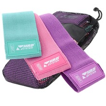 HRD ZESTAW 3 x GUMA DO ĆWICZEŃ HIP BAND - RUBBER FOR EXERCISE SET H0104