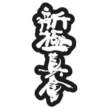 BELTOR KARATE MAGNES / KARATE MAGNET "KANJI SHINKYOKUSHINKAI" white on black - białe logo na czarnym tle 36x80mm  B3998