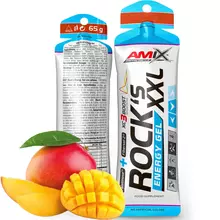 AMIX PERFORMANCE ROCKS ENERGY GEL XXL FREE 65 g. MANGO - ŻEL ENERGETYCZNY BEZ KOFEINY ( op. 24 szt. )