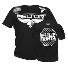 BELTOR BW T-SHIRT "OCTAGON"  czarny/black    M   B0188 *