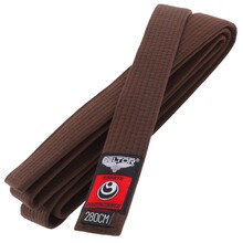 BELTOR KARATE BELT SHINKYOKUSHINKAI / PAS PREMIUM brown/brązowy 280cm B2463