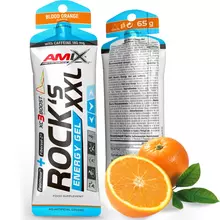 AMIX PERFORMANCE ROCKS ENERGY GEL XXL WITH CAFFEINE 65 g. BLOOD ORANGE - ŻEL ENERGETYCZNY Z KOFEINĄ ( op. 24 szt. )