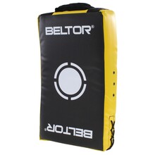 BELTOR TARCZA PROFILOWANA / CURVED TRAINING SHIELD "OOKAMI" "M" SOFT PRO SERIES czarny-żółty/black-yellow 50x29x12cm  B1896
