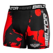 BELTOR BW SPODENKI MĘSKIE / MEN'S COMPRES. SHORTS  "RED STAINS"    XXL B0869 *