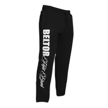 BELTOR BW SPODNIE DRESOWE / SWEATPANTS "RIVERSIDE"   M czarny/black B0253 *