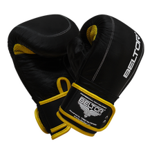 BELTOR RĘKAWICE PRZYRZĄDOWE / BAG GLOVES "PUNCH"  M black-yellow /czarno-żółte B0071