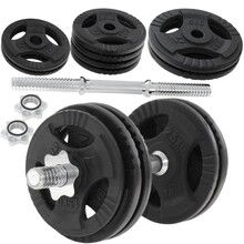BELTOR HRD SYSTEM LINE HANTLA ŻELIWNA CZARNA Z UCHWYTAMI 25kg / 28mm H0085