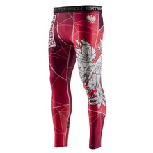 Legginsy Męskie Polska Red