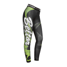 BELTOR BW LEGGINSY DAMSKIE / LADIES LEGGINGS "I CAN AND I WILL"    S czarny/ black B0696 *