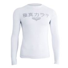 BELTOR BW LONG SLEEVE RASHGUARD SUBLIMOWANY "KARATE 01"  biały/white XXL  B2217 *