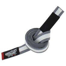 BELTOR BJJ GI BELT / PAS - JUNIOR / DLA DZIECI             grey/white - szary/biały M2 B1361