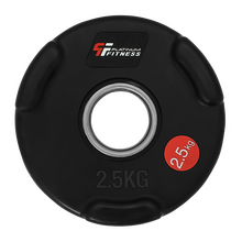 BELTOR PF LINE OBCIĄŻENIE OLIMPIJSKIE W GUMIE Z UCHWYTAMI - BLACK  2,5 kg/51,5 mm P0081