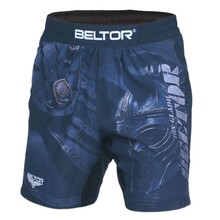 BELTOR SPODENKI TRENINGOWE / TRAINING SHORTS "GLADIATOR 01" black/czarny    XS B2335