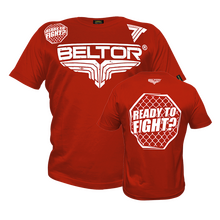 BELTOR BW T-SHIRT "OCTAGON" czerwony/red   L  B0540 *