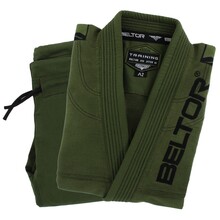 BELTOR BJJ GI / KIMONO "TRAINING" GI 450 GSM green/zielony A2 B2409