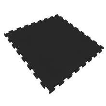 BELTOR HRD SYSTEM LINE MATA / PODŁOGA GUMOWA PUZZLE POD CROSSFIT / WOLNE CIĘŻARY grubość 10mm - 100cm x 100cm - czarny / black H0090