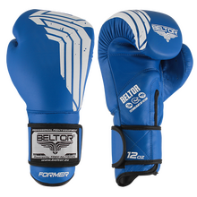 BELTOR RĘKAWICE BOKSERSKIE / BOXING GLOVES "FORMER"   10oz - niebieski/blue B0424