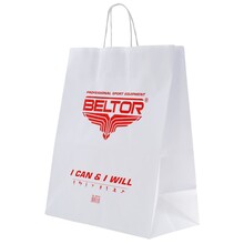 BELTOR TORBA PAPIEROWA / PAPER BAG "K8" 320x170x390mm L biały/white B2147