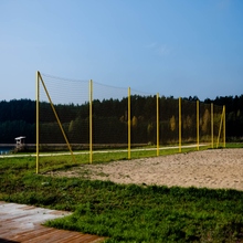 Piłkochwyt 4x15mb ocynk + lakier, 5 słupów