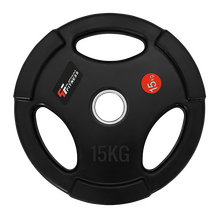 BELTOR PF LINE OBCIĄŻENIE OLIMPIJSKIE W GUMIE Z UCHWYTAMI - BLACK 15 kg/51,5 mm P0084