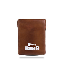 Tarcza prosta treningowa  60x30x15cm - skóra skórzana BRĄZOWA