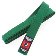 BELTOR KARATE BELT SHINKYOKUSHINKAI / PAS green/zielony 240cm B2454