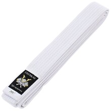 BELTOR KARATE BELT / PAS "Tatakai" white/biały  260cm MADE IN POLAND B2611
