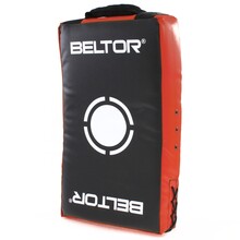 BELTOR TARCZA PROFILOWANA / CURVED TRAINING SHIELD "OOKAMI" "M" HARD PRO SERIES czarny-czerwony/black-red 50x29x12cm  B1895