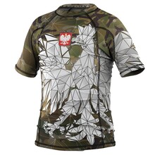 Short Sleeve Rashguard Kids Polska Camo