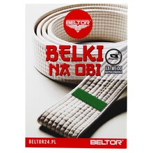 BELTOR BELKA PAGON NA PAS DO KIMONA "KYU OBI" zielony - green 10x35mm  B2628