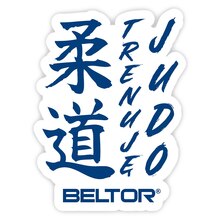 BELTOR JUDO MAGNES / MAGNET "KANJI WHITE" 45x60mm  B4173