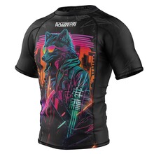 Short Sleeve Rashguard Cyber Animals