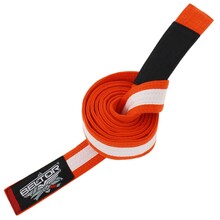 BELTOR BJJ GI BELT / PAS - JUNIOR / DLA DZIECI      orange/white - pomarańczowy/biały M2 B1397