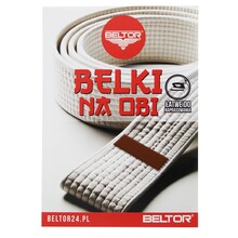 BELTOR BELKA PAGON NA PAS DO KIMONA "KYU OBI" brązowy - brown 10x35mm  B2630