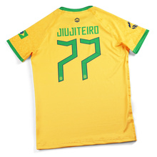 Rashguard dziecięcy Brazil Football krótki rękaw